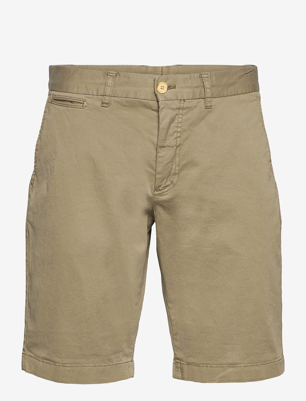 Morris - Regular Chino Shorts - olive - 0