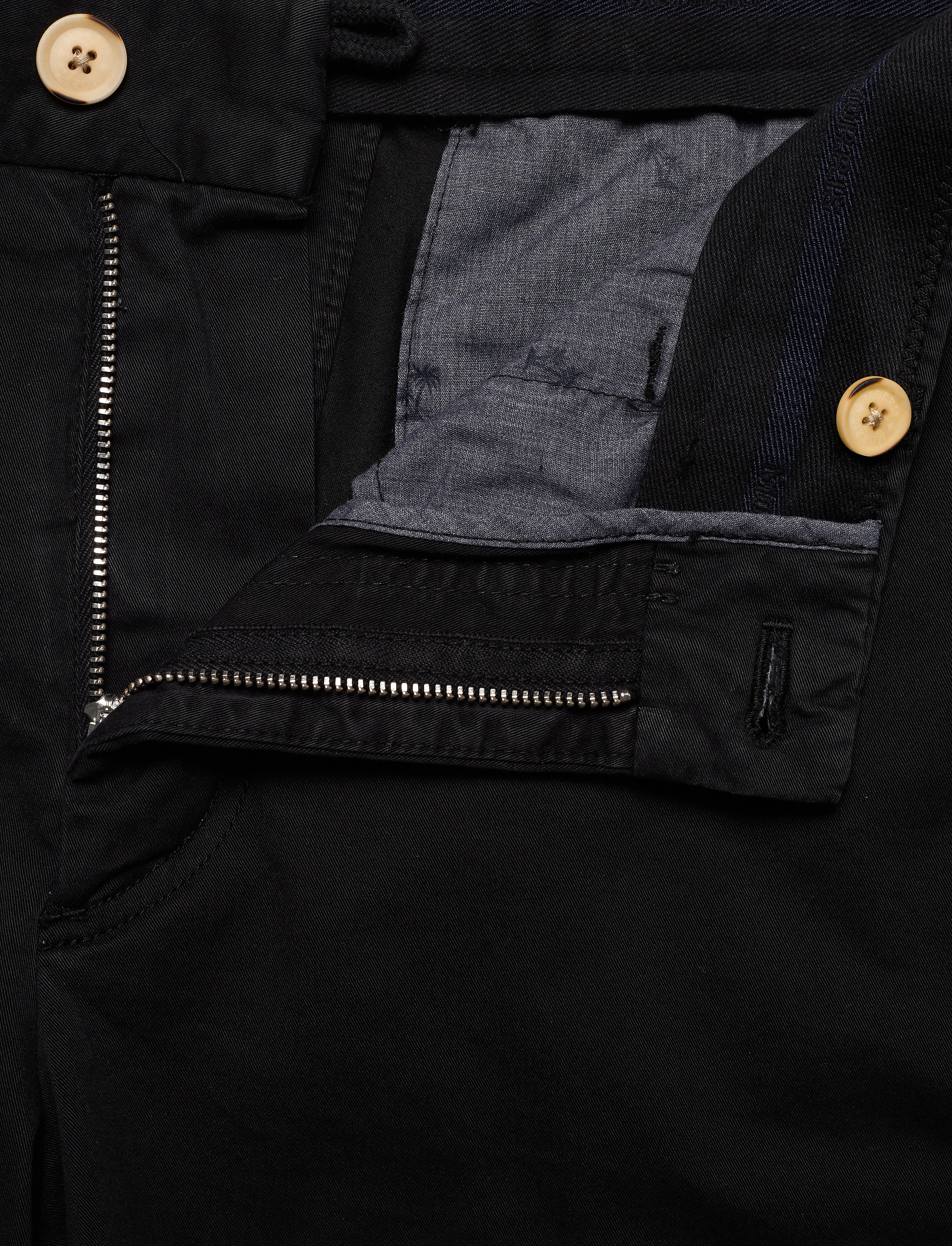 Morris - Lt Twill Chino Shorts - black - 3