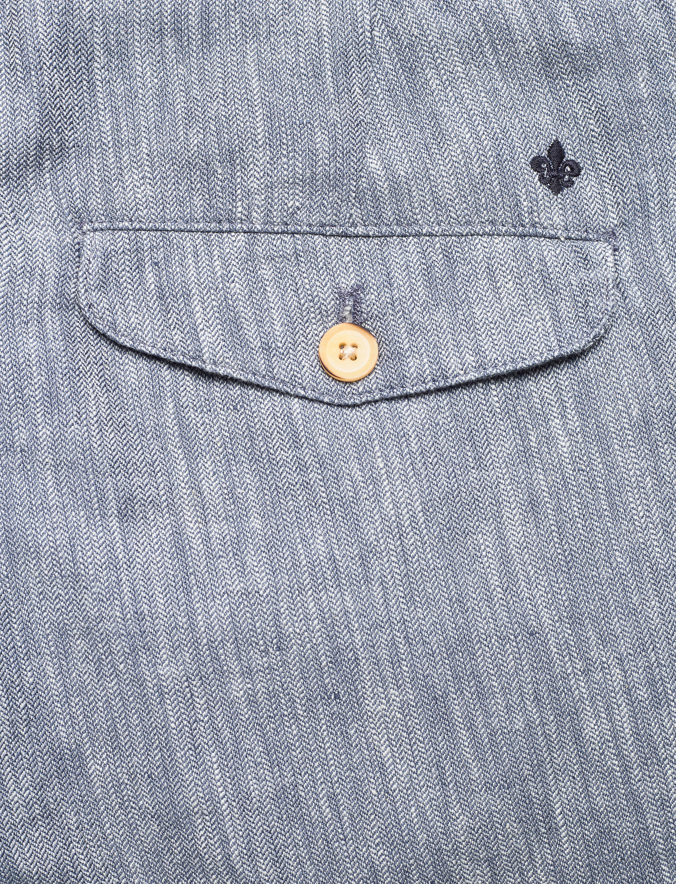 Morris - Marlow Linen Shorts - blue - 4