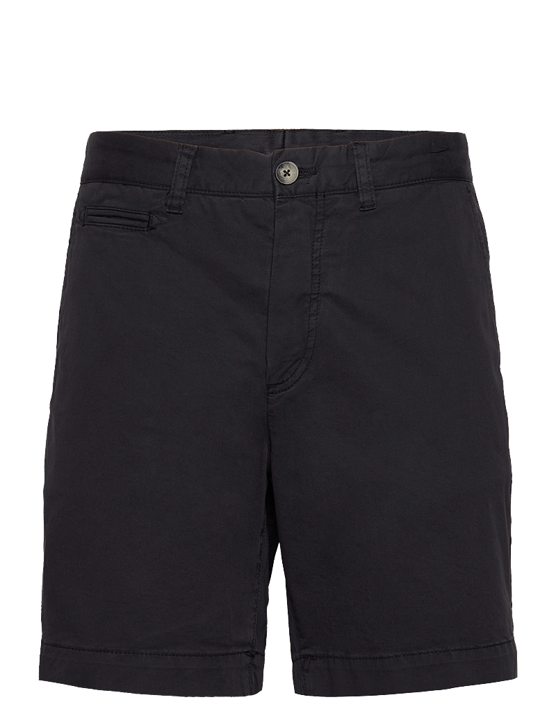 Morris - Lt Twill Chino Shorts - chinos shorts - blue - 0