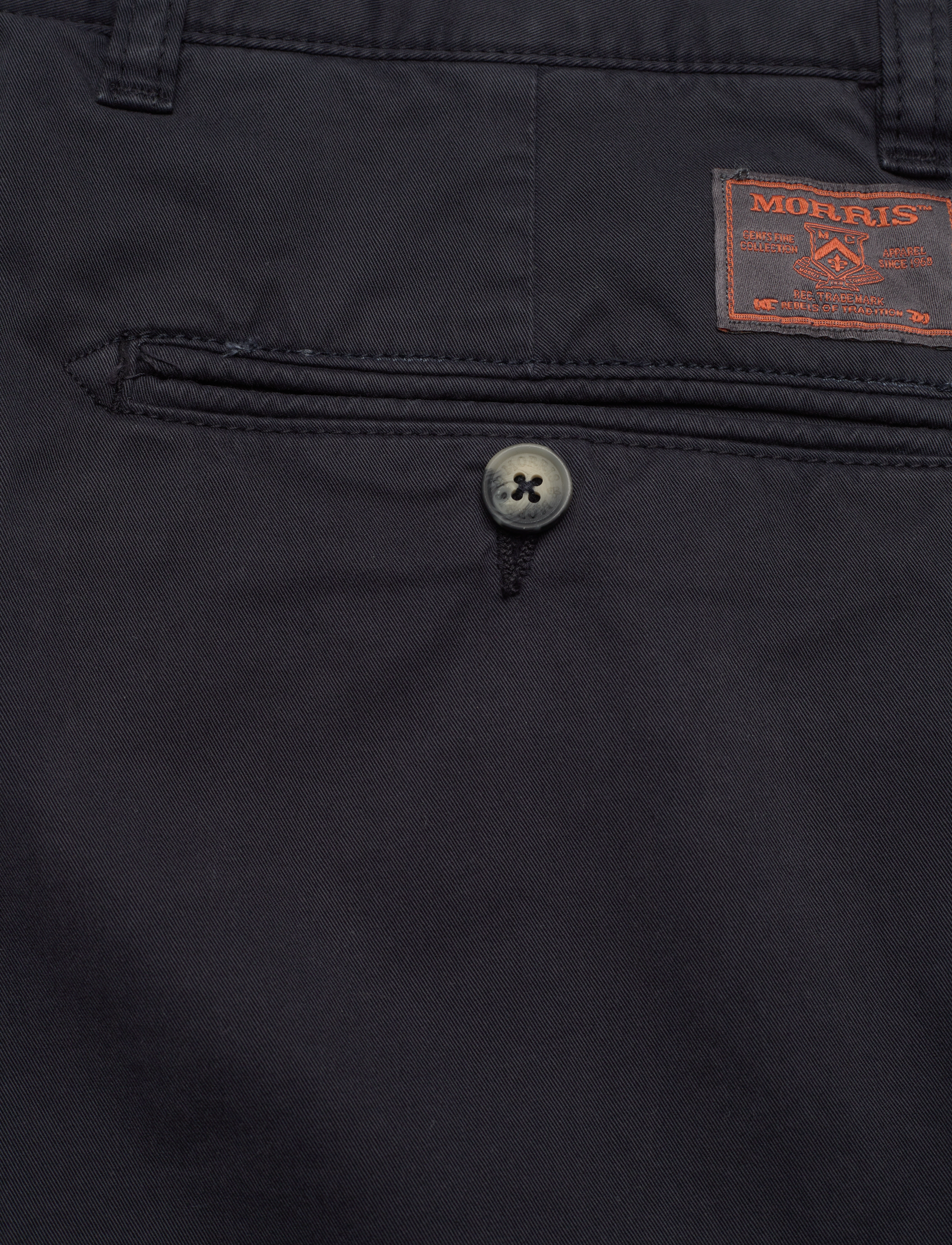 Morris - Lt Twill Chino Shorts - chino lühikesed püksid - blue - 4