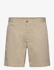 Morris - Lt Twill Chino Shorts - chino shorts - khaki - 0