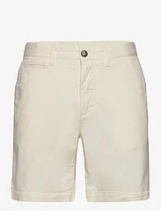 Morris - Lt Twill Chino Shorts - chinos shorts - off white - 0