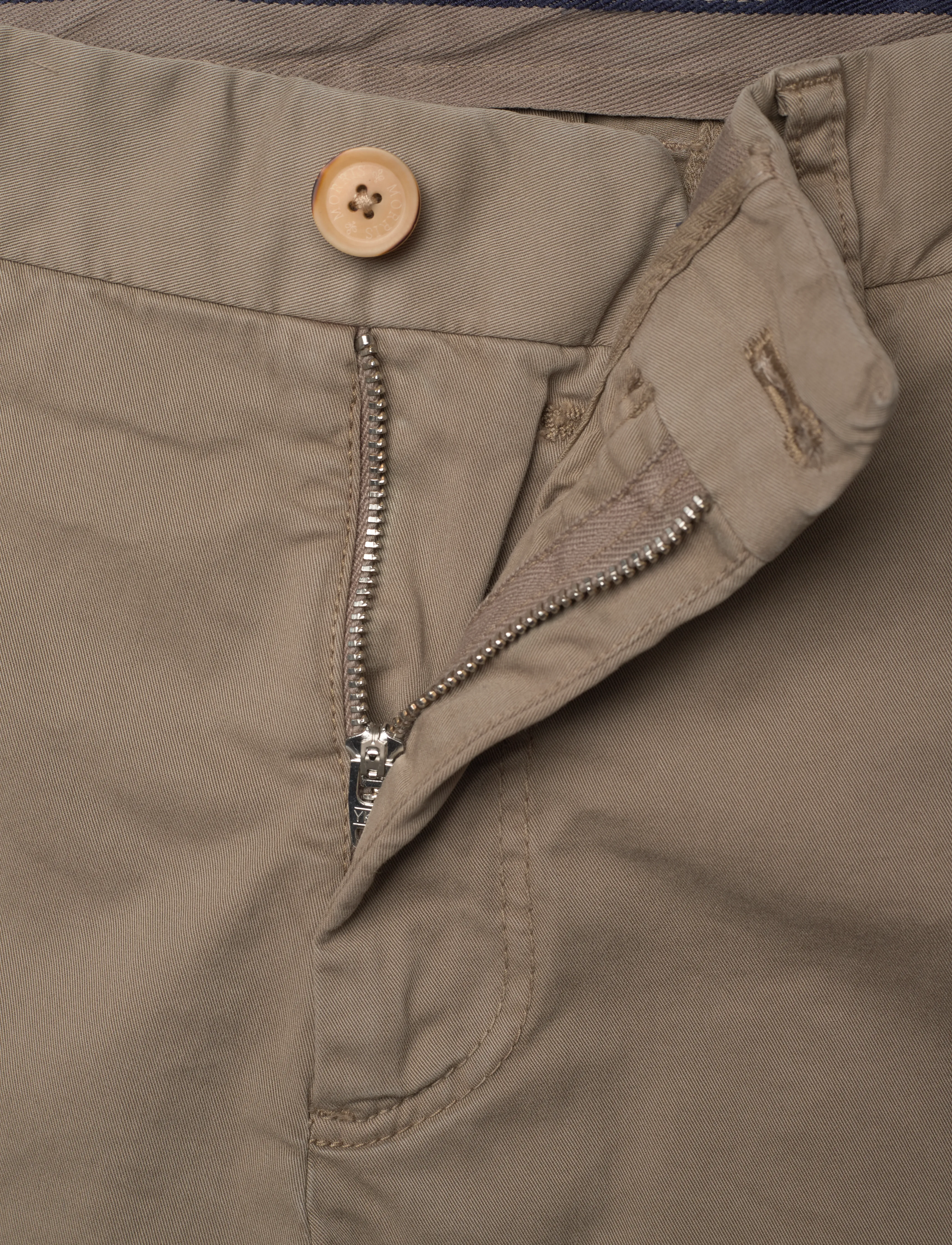 Morris - Lt Twill Chino Shorts - chinos shorts - olive - 3
