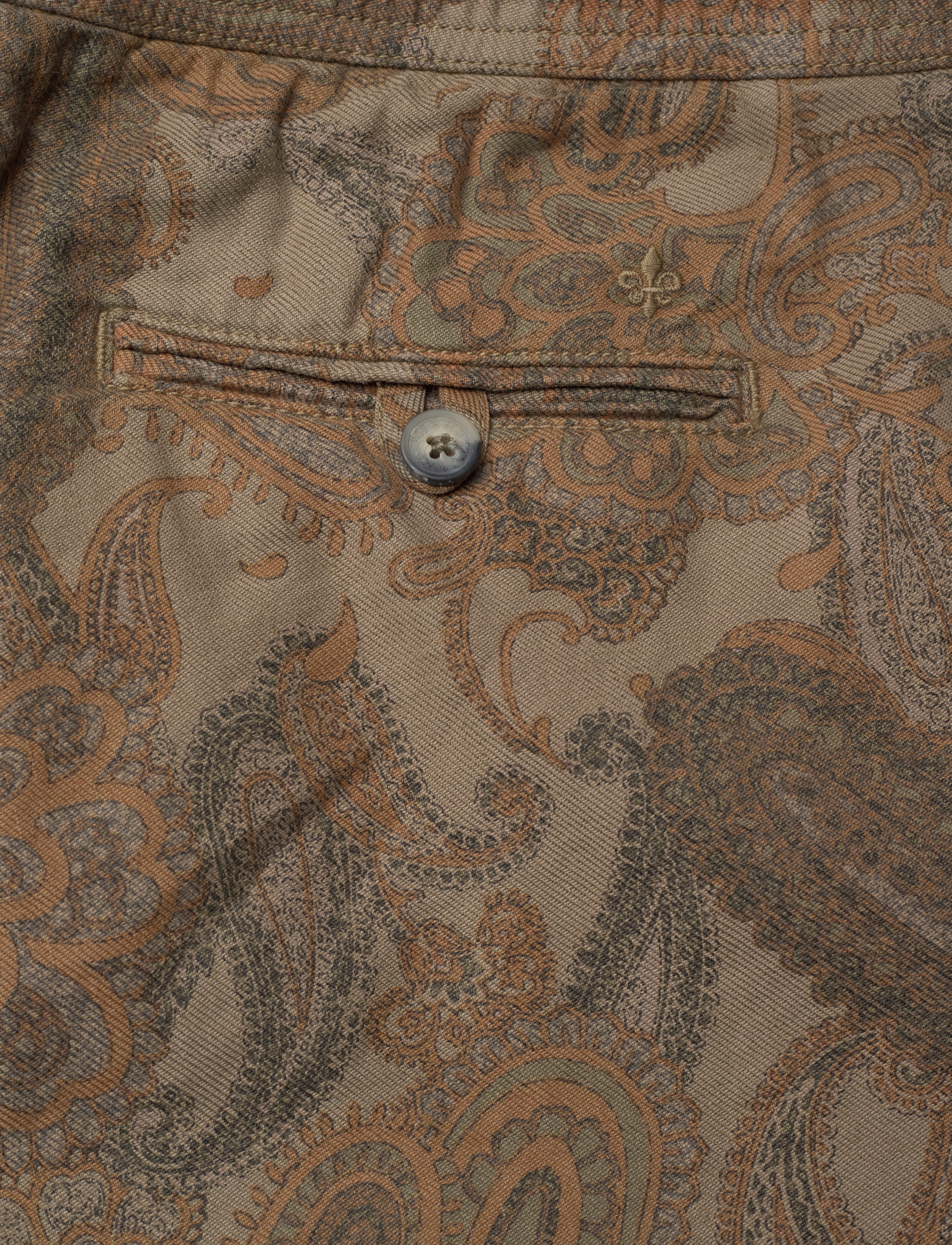 Morris - Fenix Linen Shorts - dark olive - 4