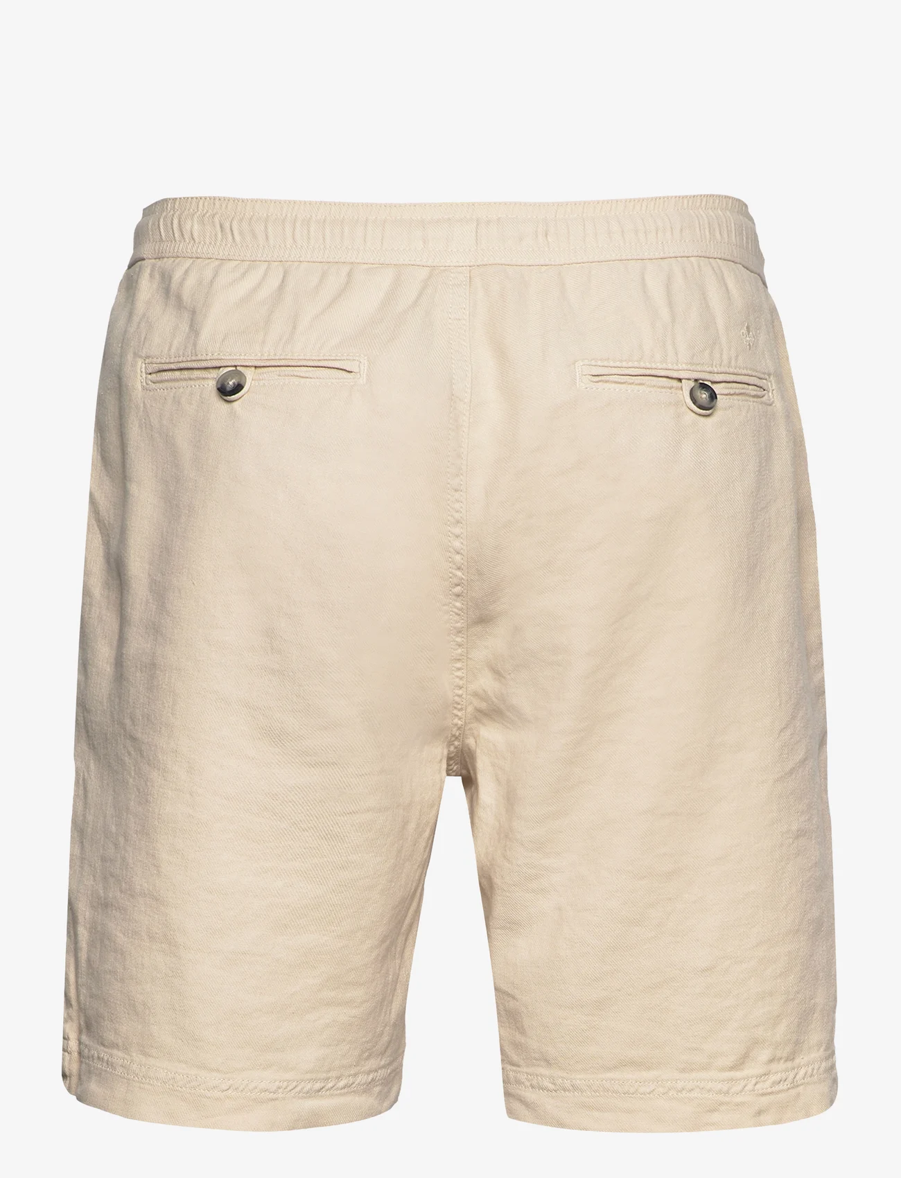 Morris - Fenix Linen Shorts - szorty lniane - off white - 1