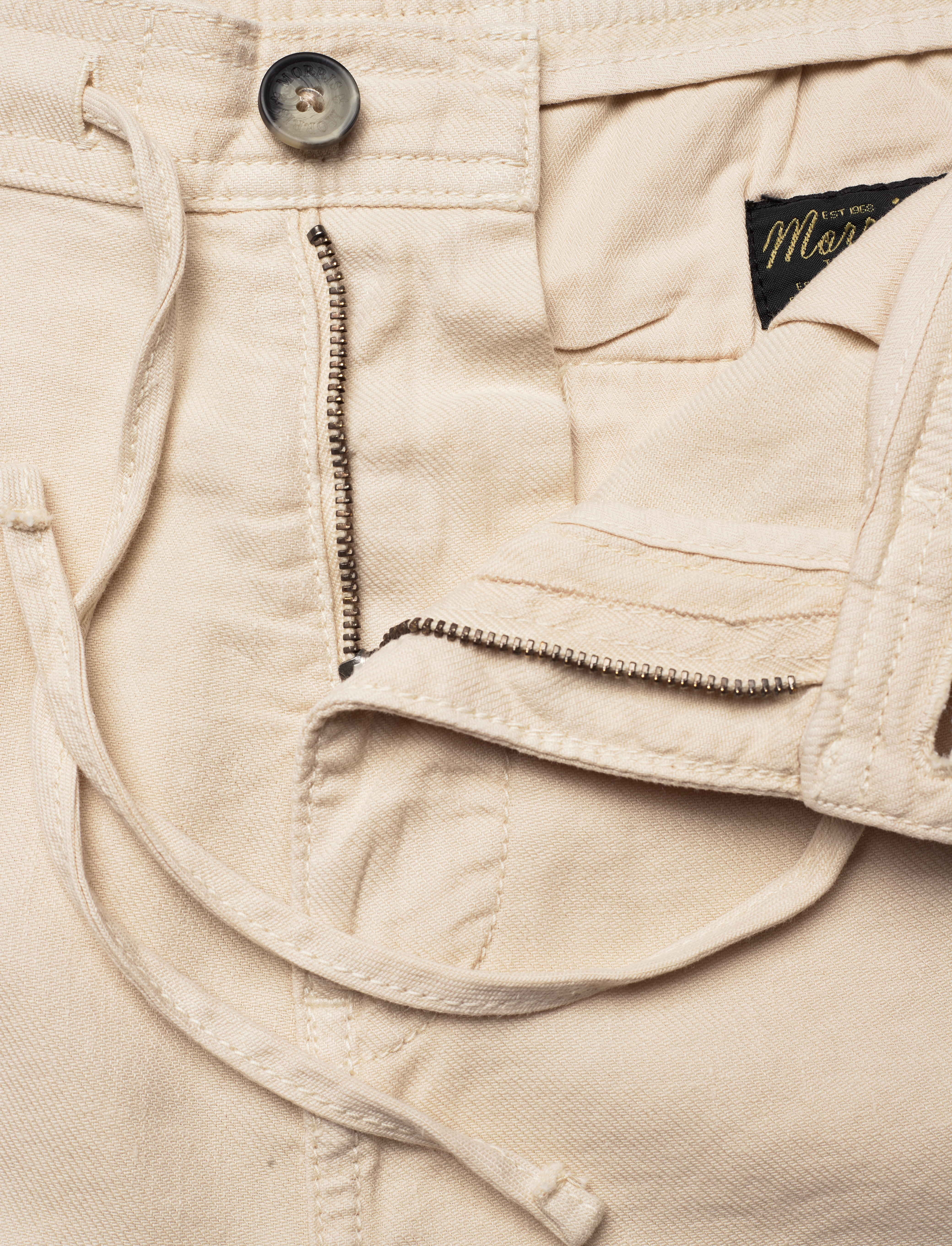 Morris - Fenix Linen Shorts - off white - 3
