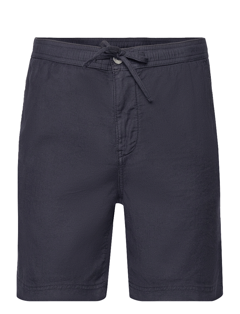 Morris - Fenix Linen Shorts - leinen-shorts - old blue - 0