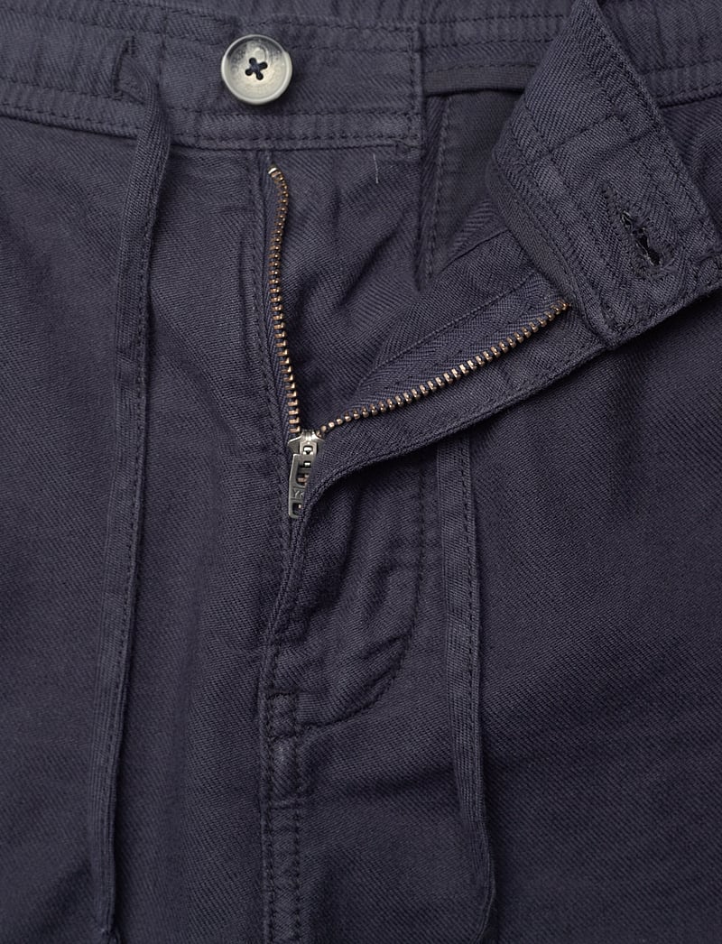 Morris - Fenix Linen Shorts - leinen-shorts - old blue - 3