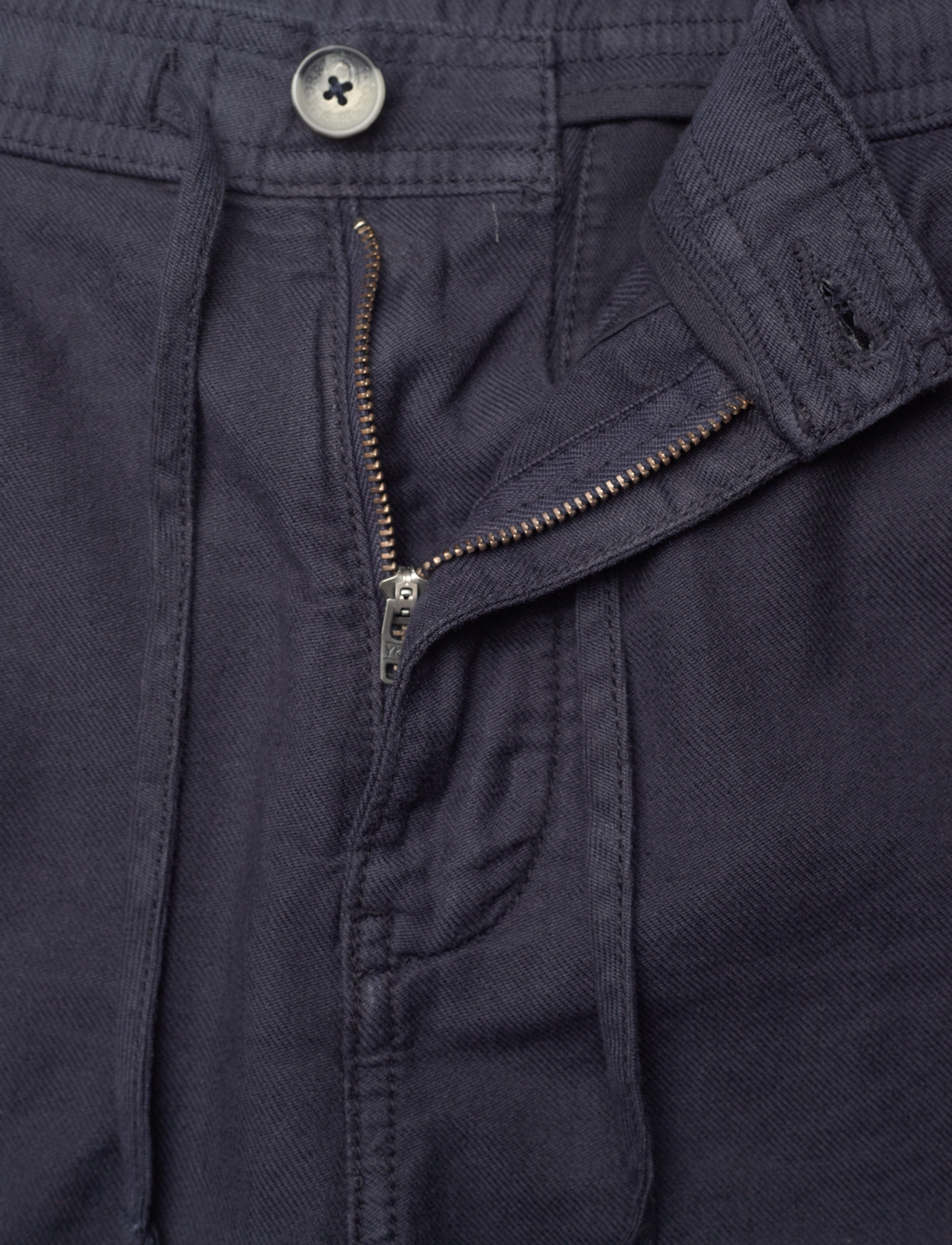 Morris - Fenix Linen Shorts - old blue - 3