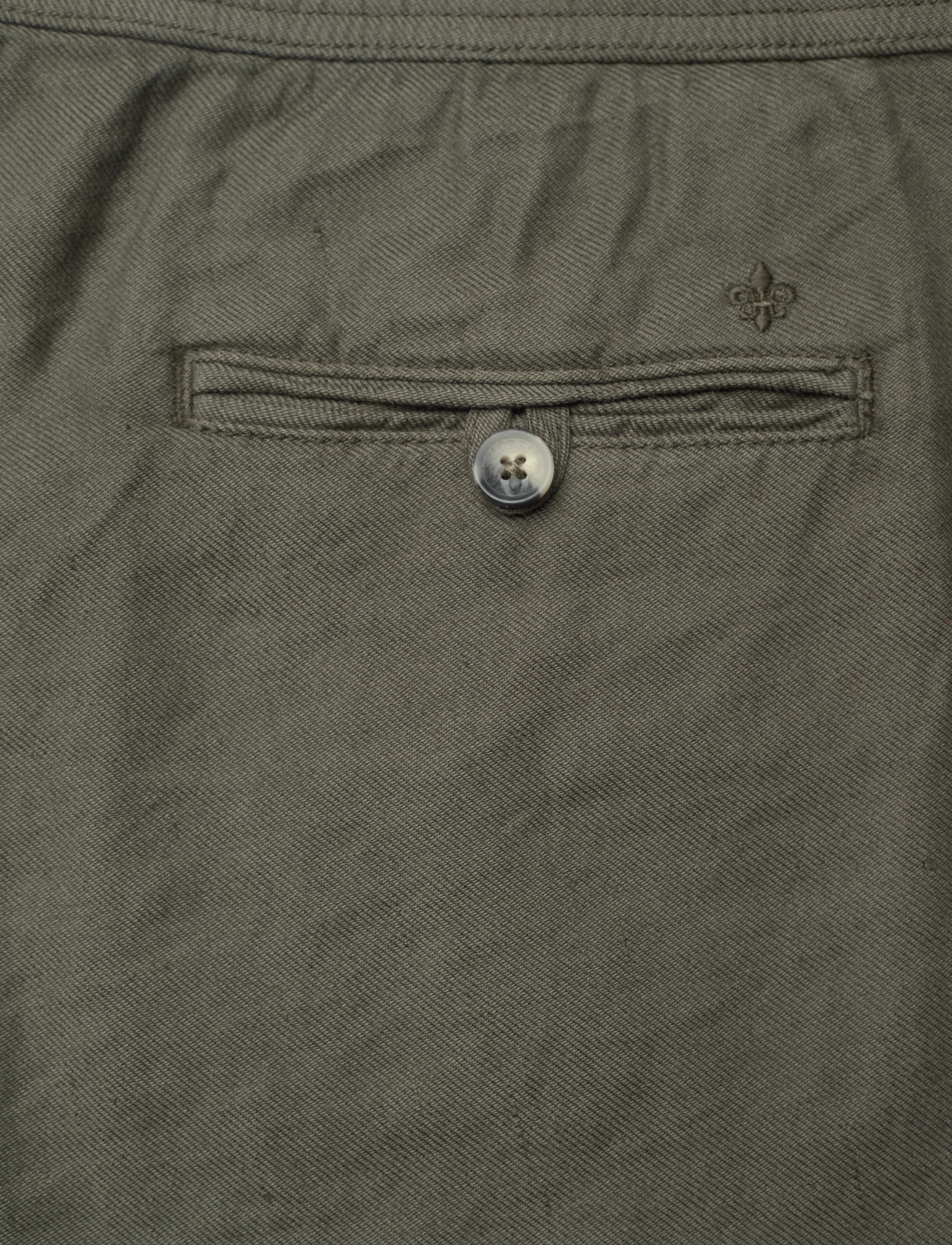 Morris - Fenix Linen Shorts - olive - 4