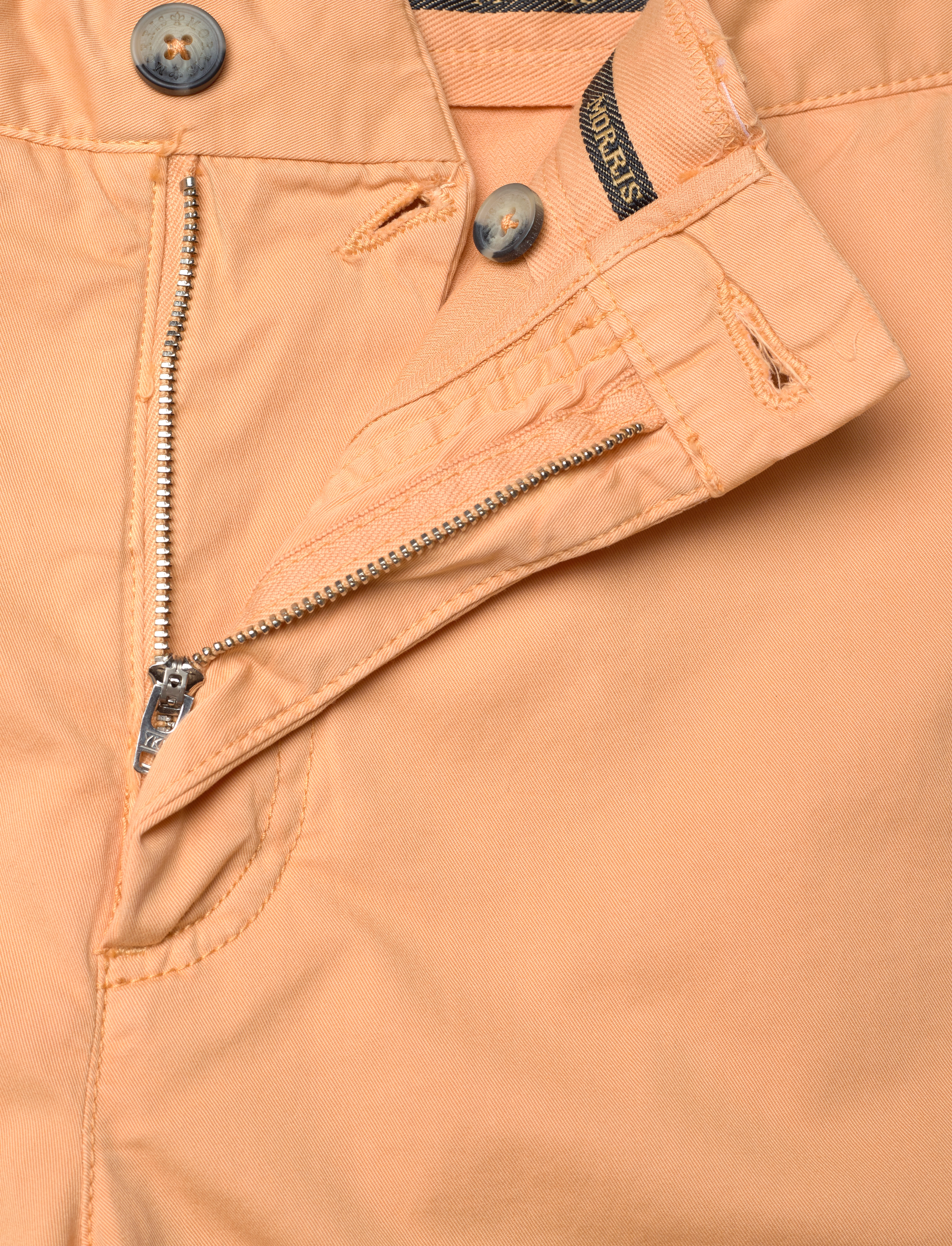Morris - Lt Twill Chino Shorts - orange - 3