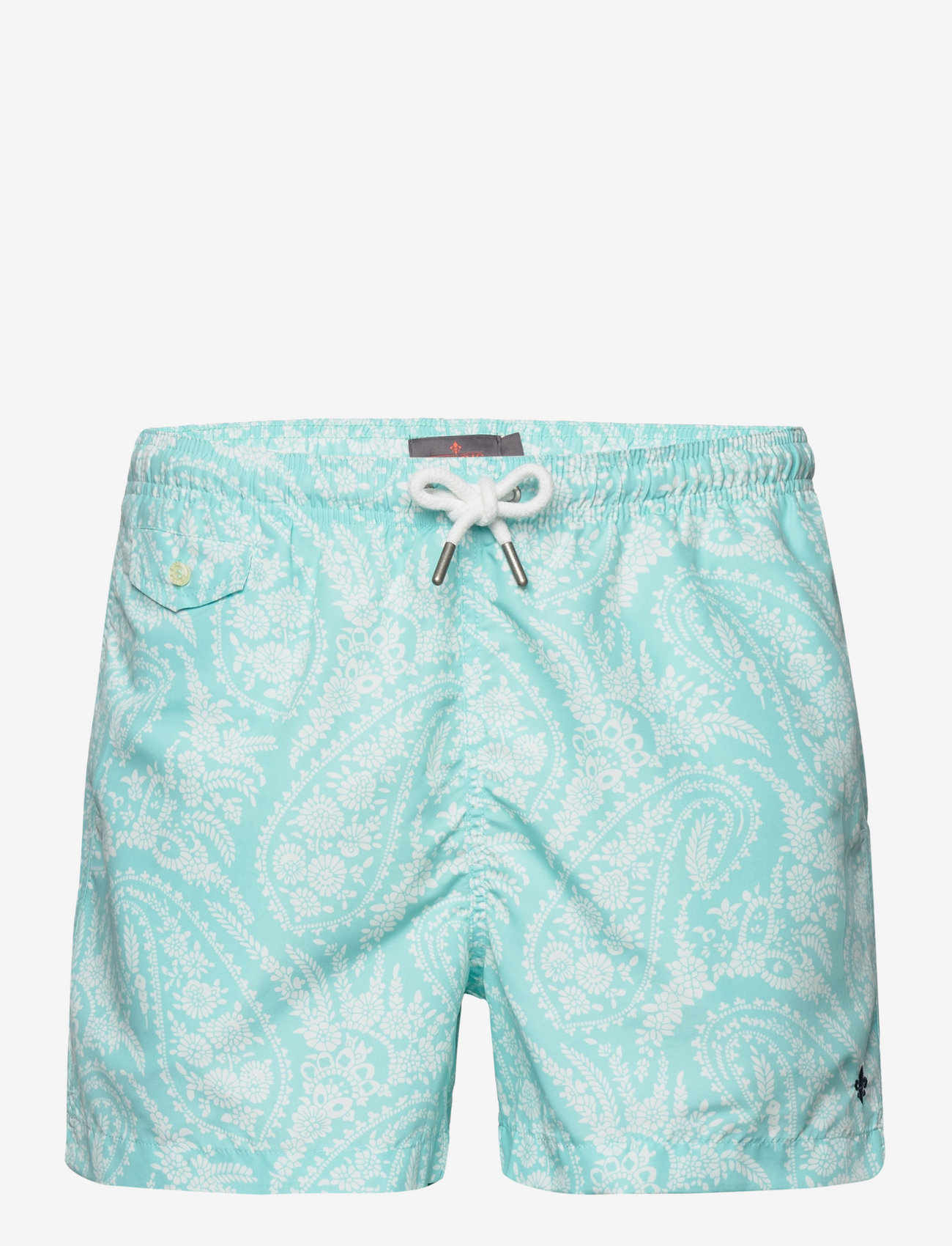 Morris - Paisley Bathing Trunks - turquoise - 0