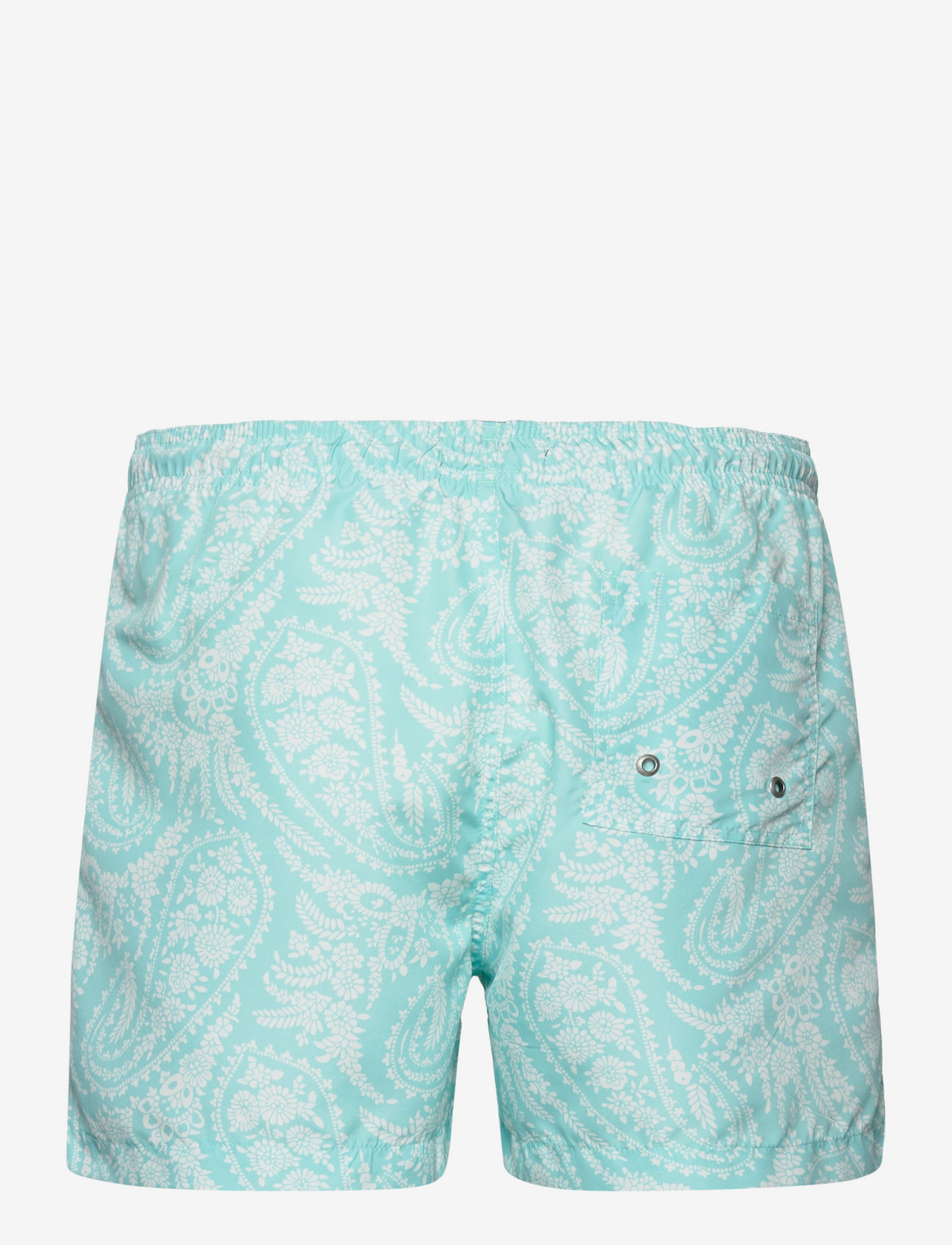 Morris - Paisley Bathing Trunks - turquoise - 1
