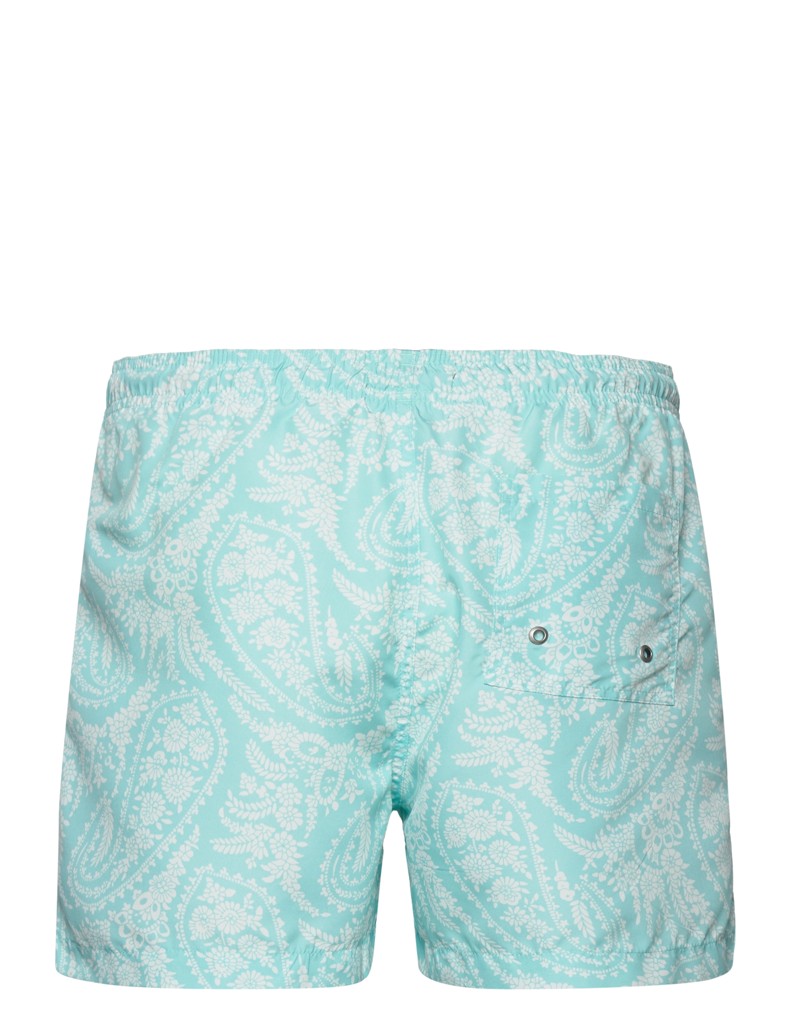 Morris - Paisley Bathing Trunks - turquoise - 1