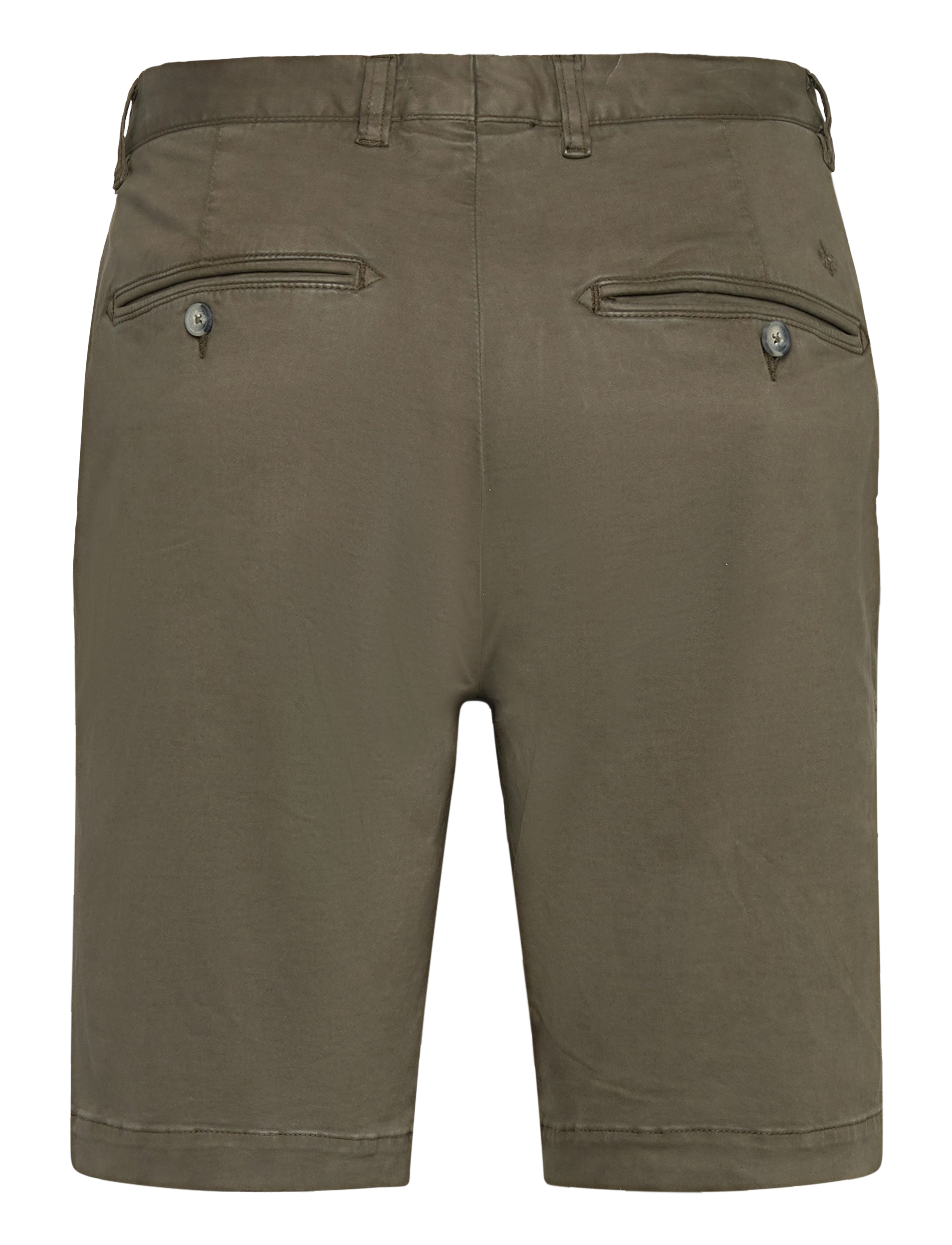 Morris - Jeffrey Brushed Shorts - chinos shorts - olive - 1