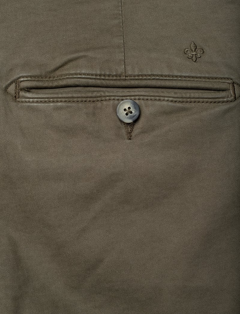 Morris - Jeffrey Brushed Shorts - olive - 4