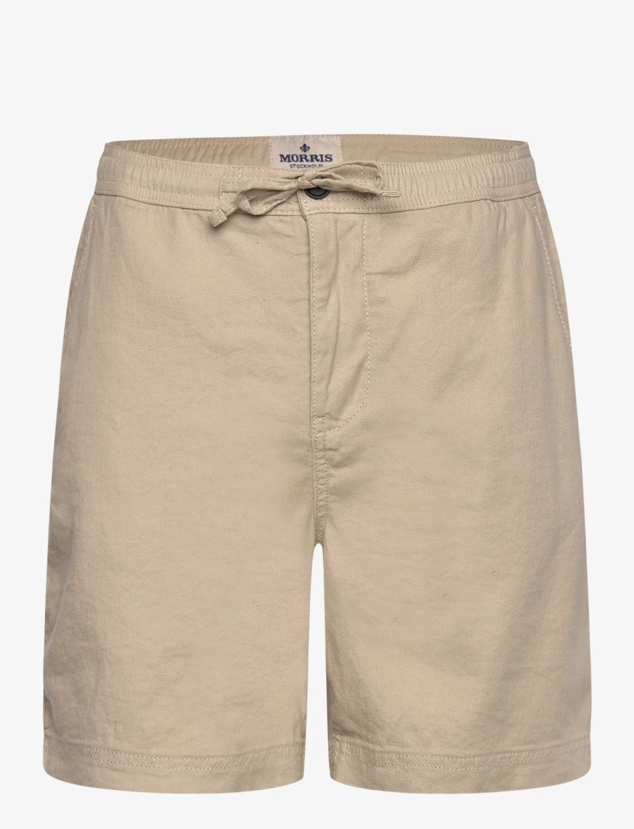 Morris - Fenix Linen Shorts - casual shorts - khaki - 0