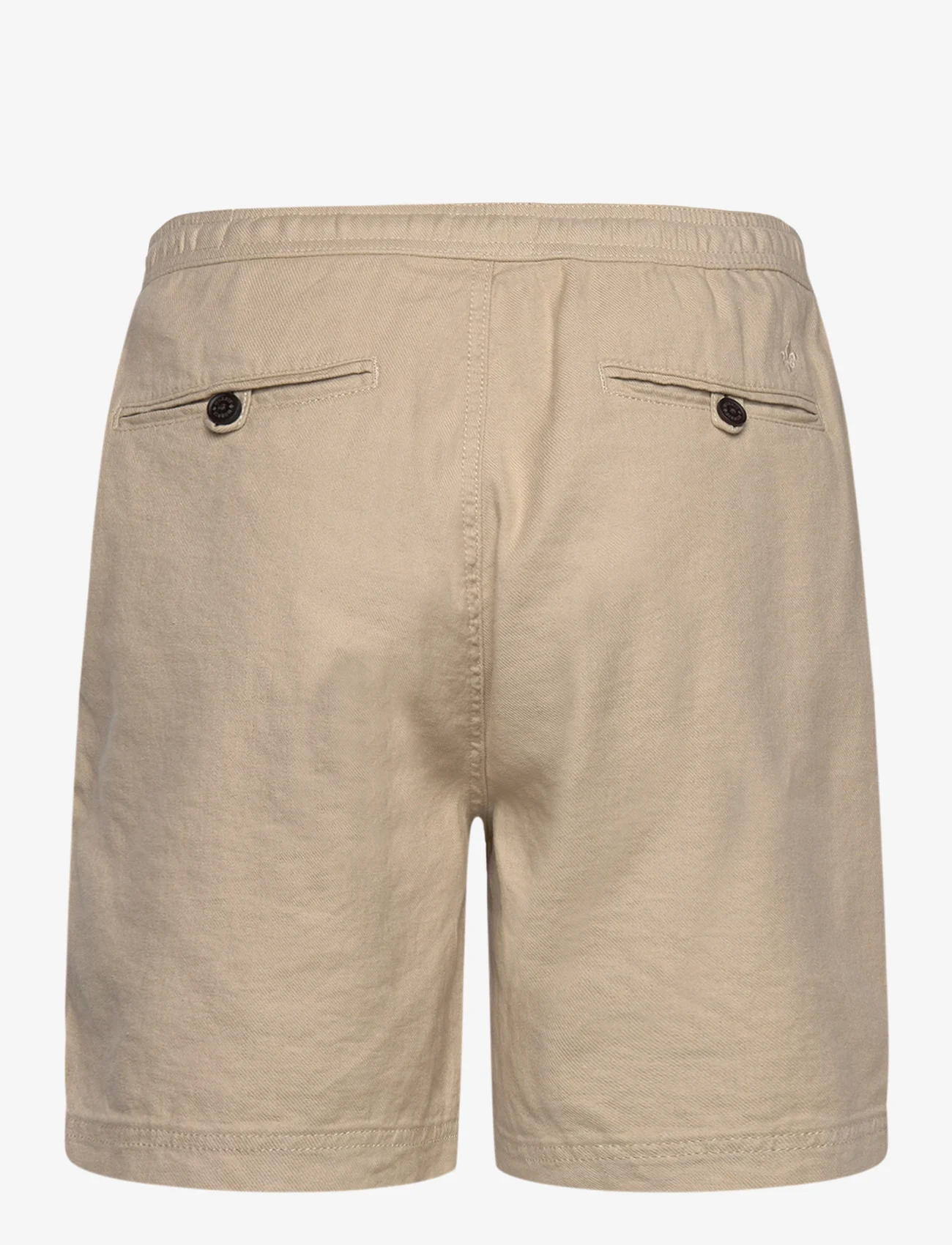 Morris - Fenix Linen Shorts - casual shorts - khaki - 1