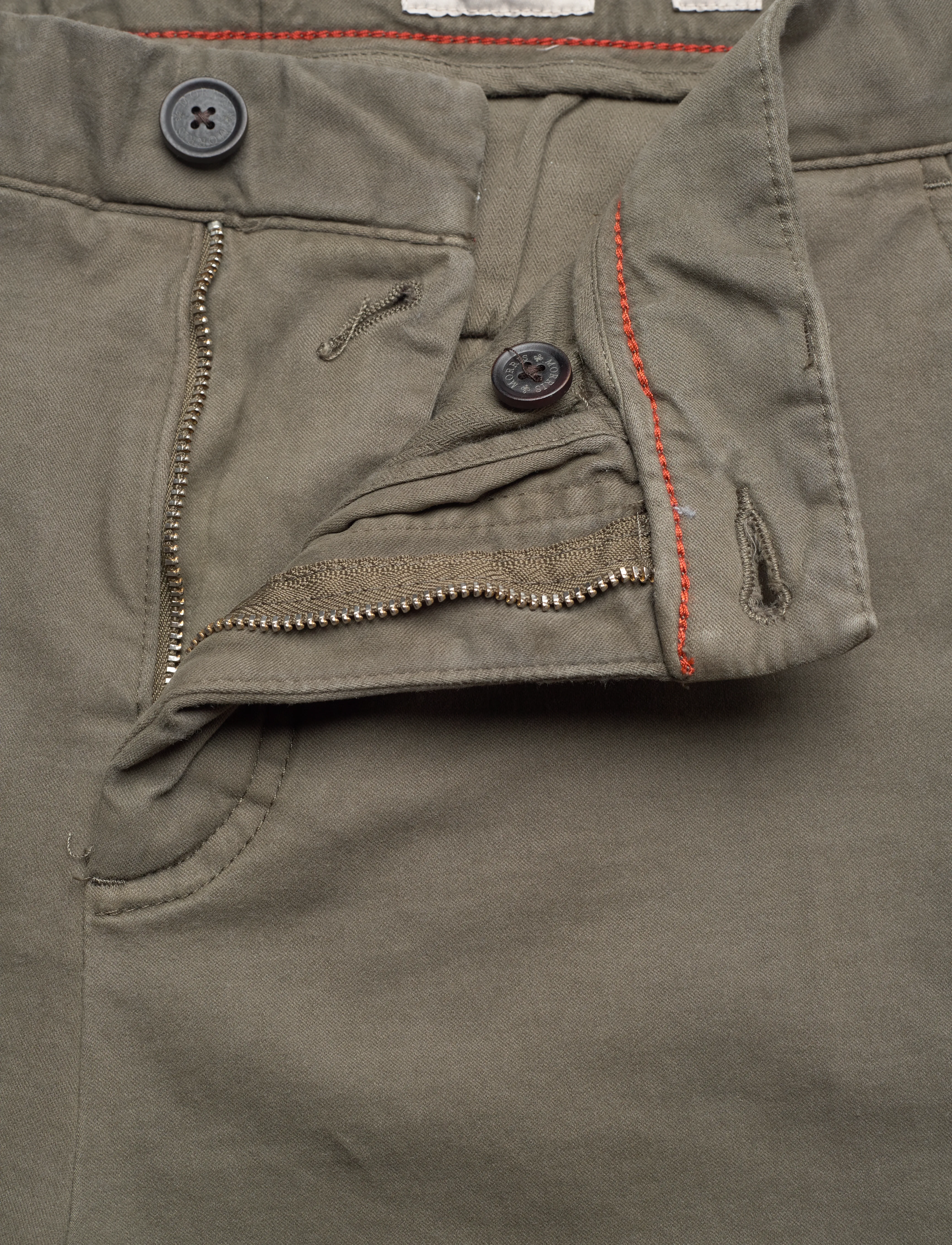Morris - Jeffrey Chino Shorts - chinos shorts - olive - 3