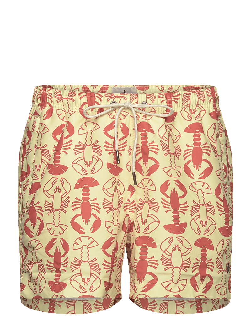 Morris - Morris Mixed Bathing Trunks - badeshorts - yellow - 0