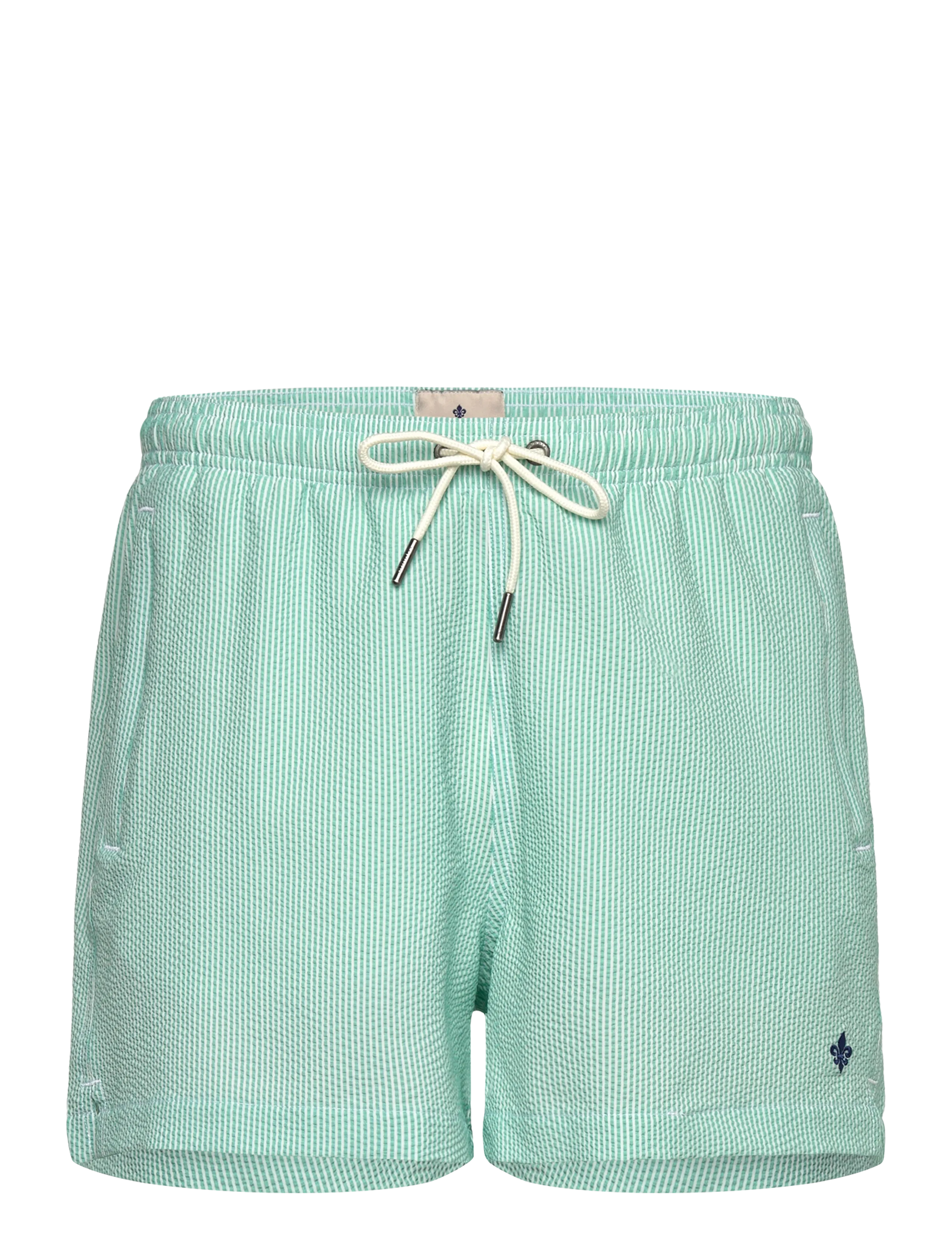 Morris Morris Seersucker Bathing Trunks - Kleidung - GREEN / multi