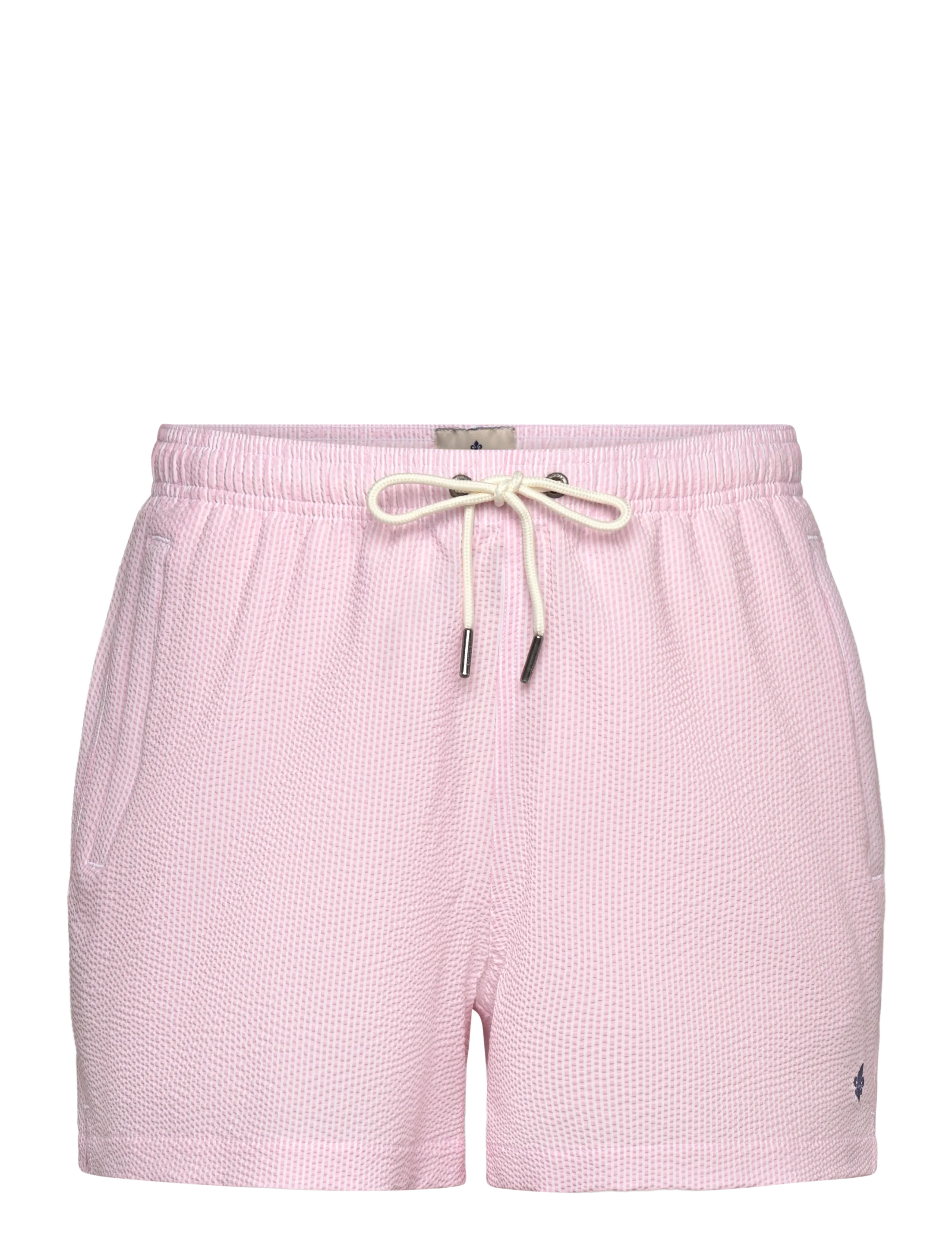 Morris Morris Seersucker Bathing Trunks - Winter deals - PINK / pink/rose
