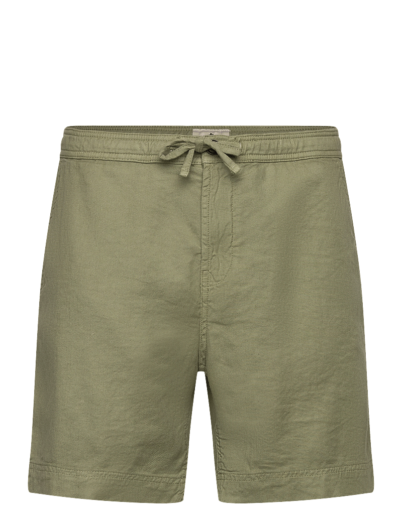 Morris - Fenix Linen Shorts - linneshorts - olive - 0