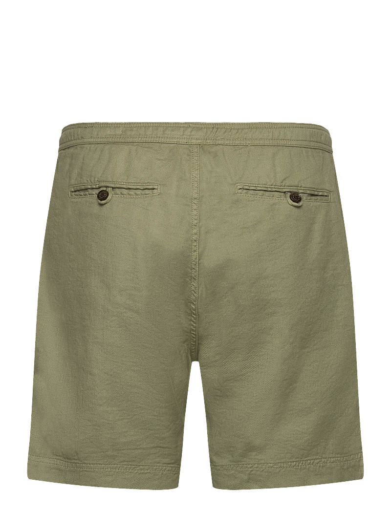 Morris - Fenix Linen Shorts - linneshorts - olive - 1