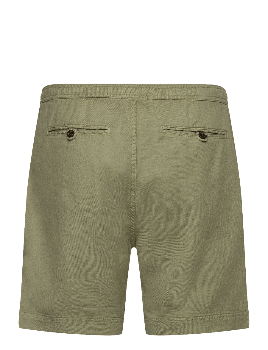 Morris - Fenix Linen Shorts - linased lühikesed püksid - olive - 1