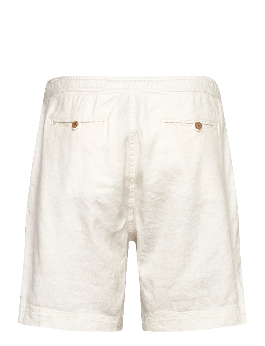 Morris - Fenix Linen Shorts - hörstuttbuxur - white - 2