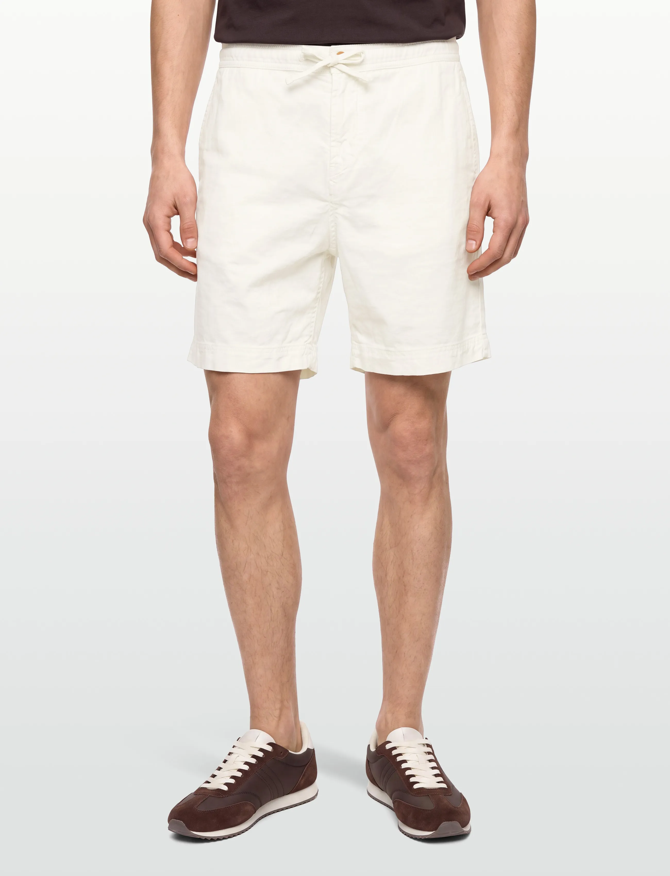 Morris - Fenix Linen Shorts - white - 3