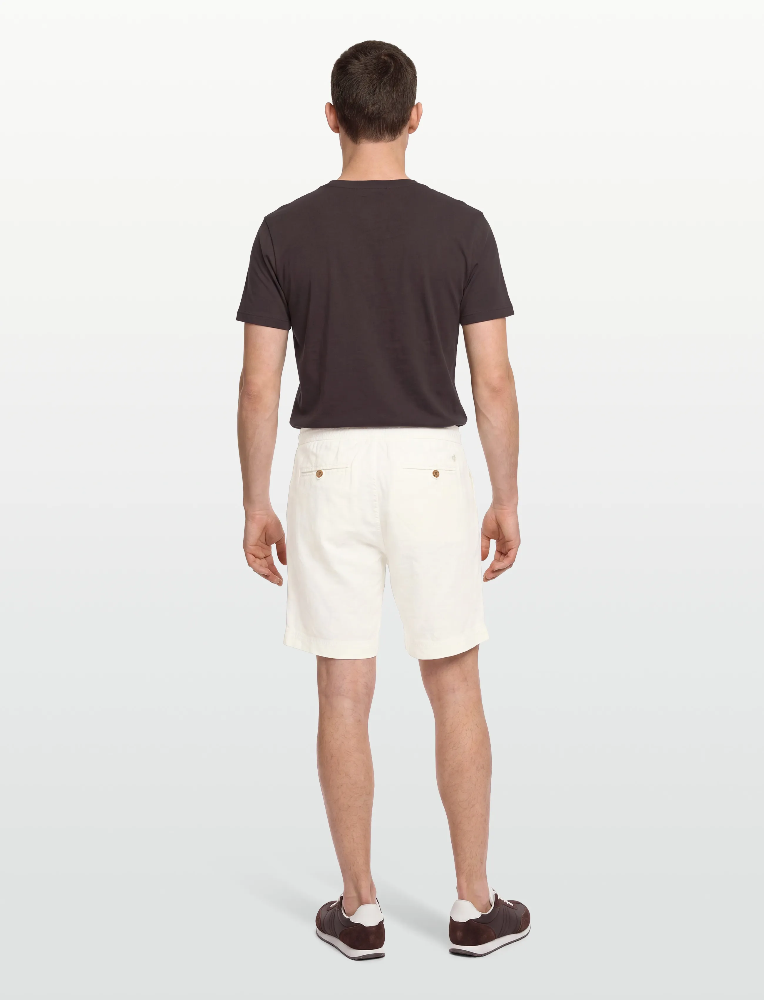 Morris - Fenix Linen Shorts - white - 4