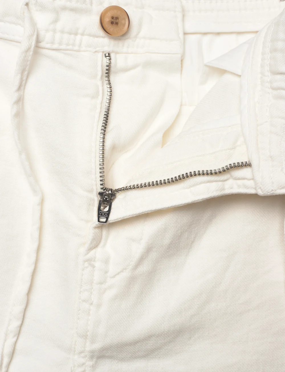 Morris - Fenix Linen Shorts - linneshorts - white - 3