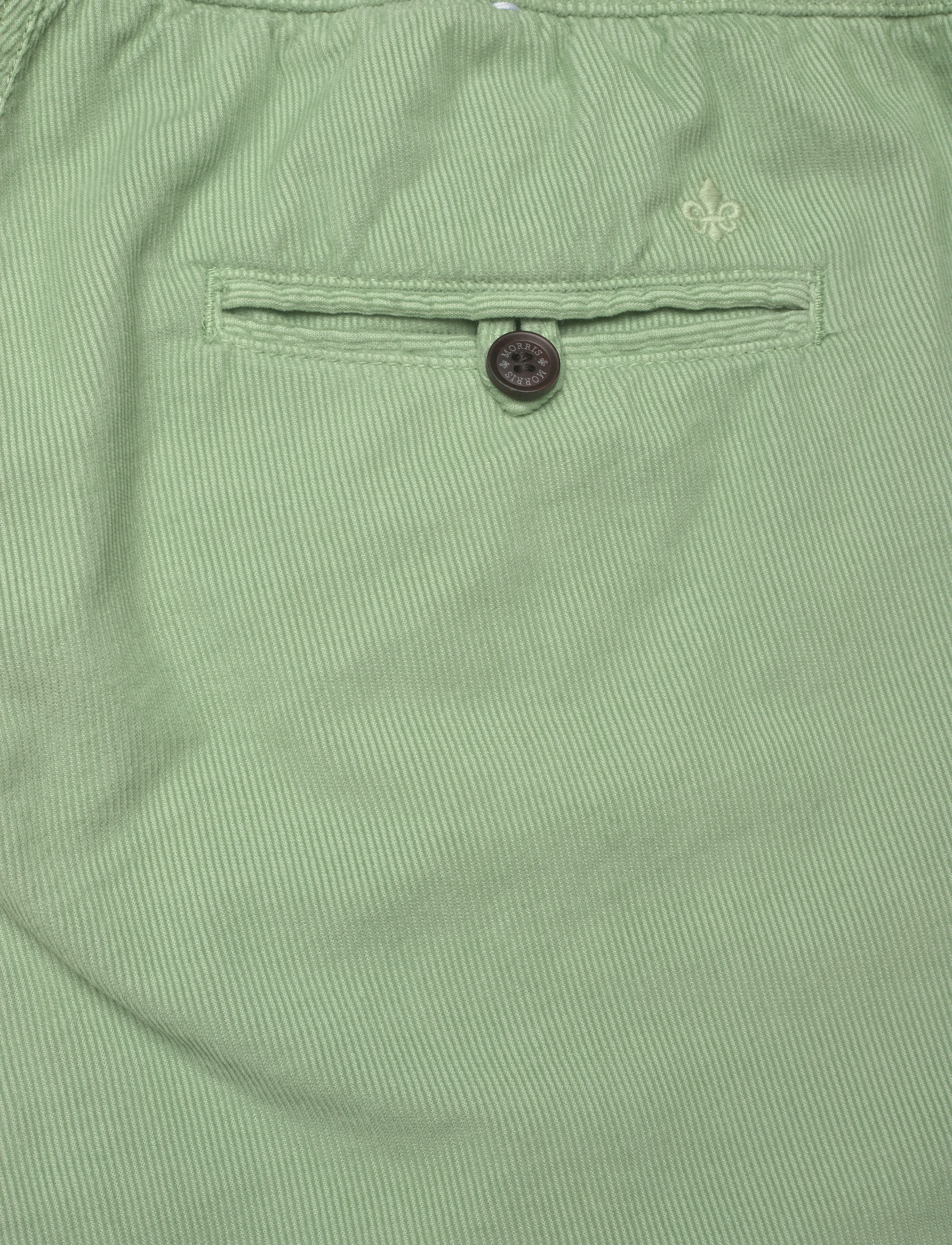 Morris - Fenix Cord Shorts - casual shorts - green - 4