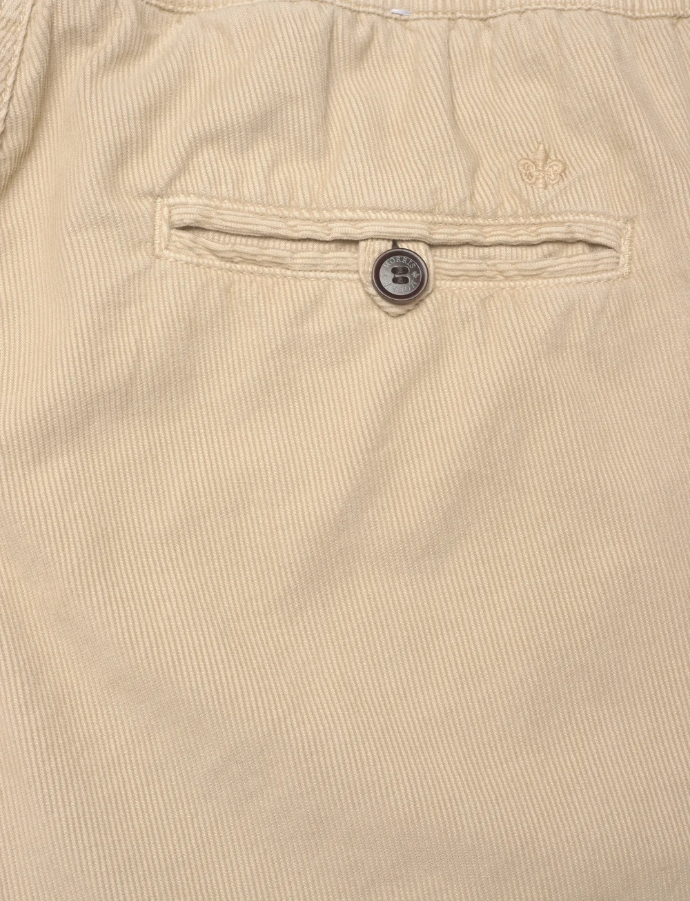 Morris - Fenix Cord Shorts - casual shorts - khaki - 4