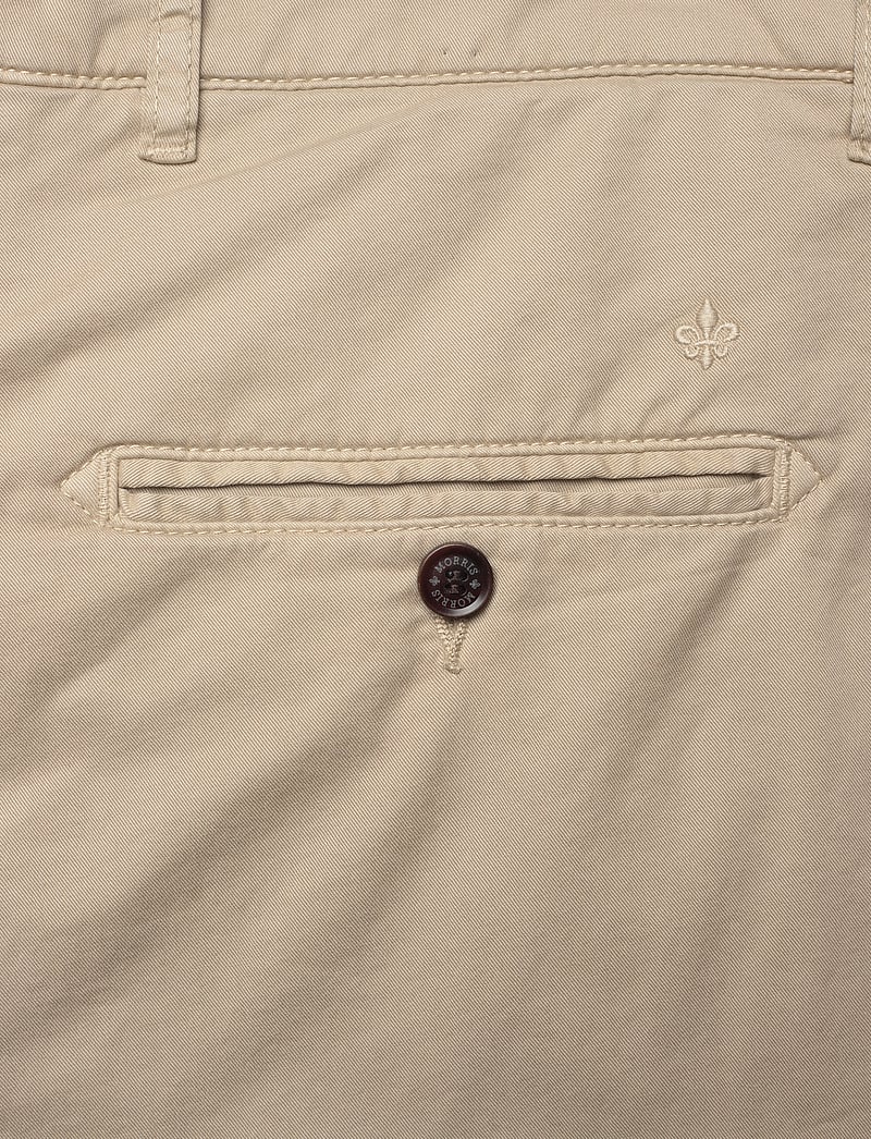 Morris - Duke Relaxed Chino Shorts - chinos shorts - khaki - 4