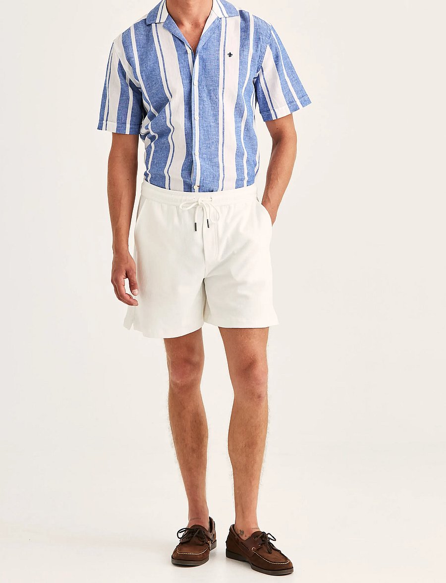 Morris - Delon Terry Shorts - sweat shorts - off white - 3