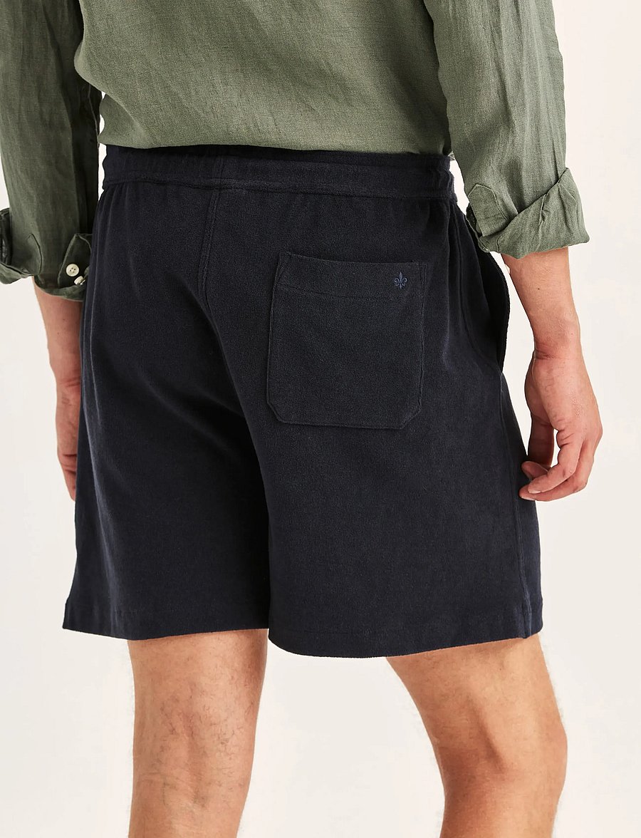 Morris - Delon Terry Shorts - sweatshorts - old blue - 5