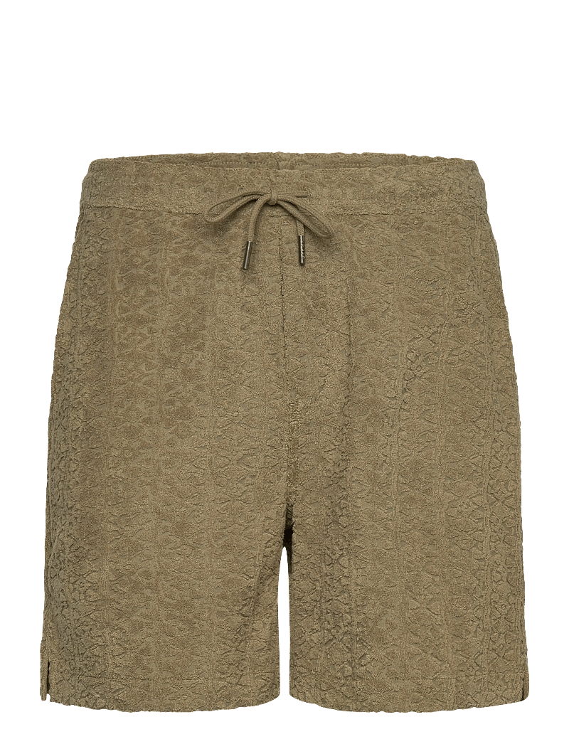 Morris - Shellby Terry Shorts - casual shorts - olive - 0