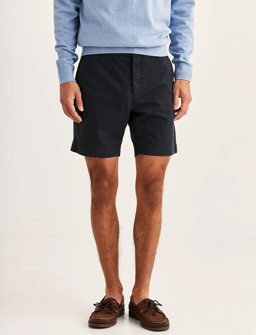 Morris - Jeffrey Summer Chino Shorts 7" - chinos shorts - blue - 0