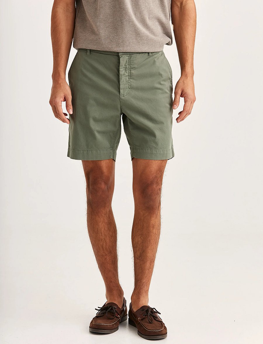 Morris - Jeffrey Summer Chino Shorts 7" - chinos shorts - olive - 0