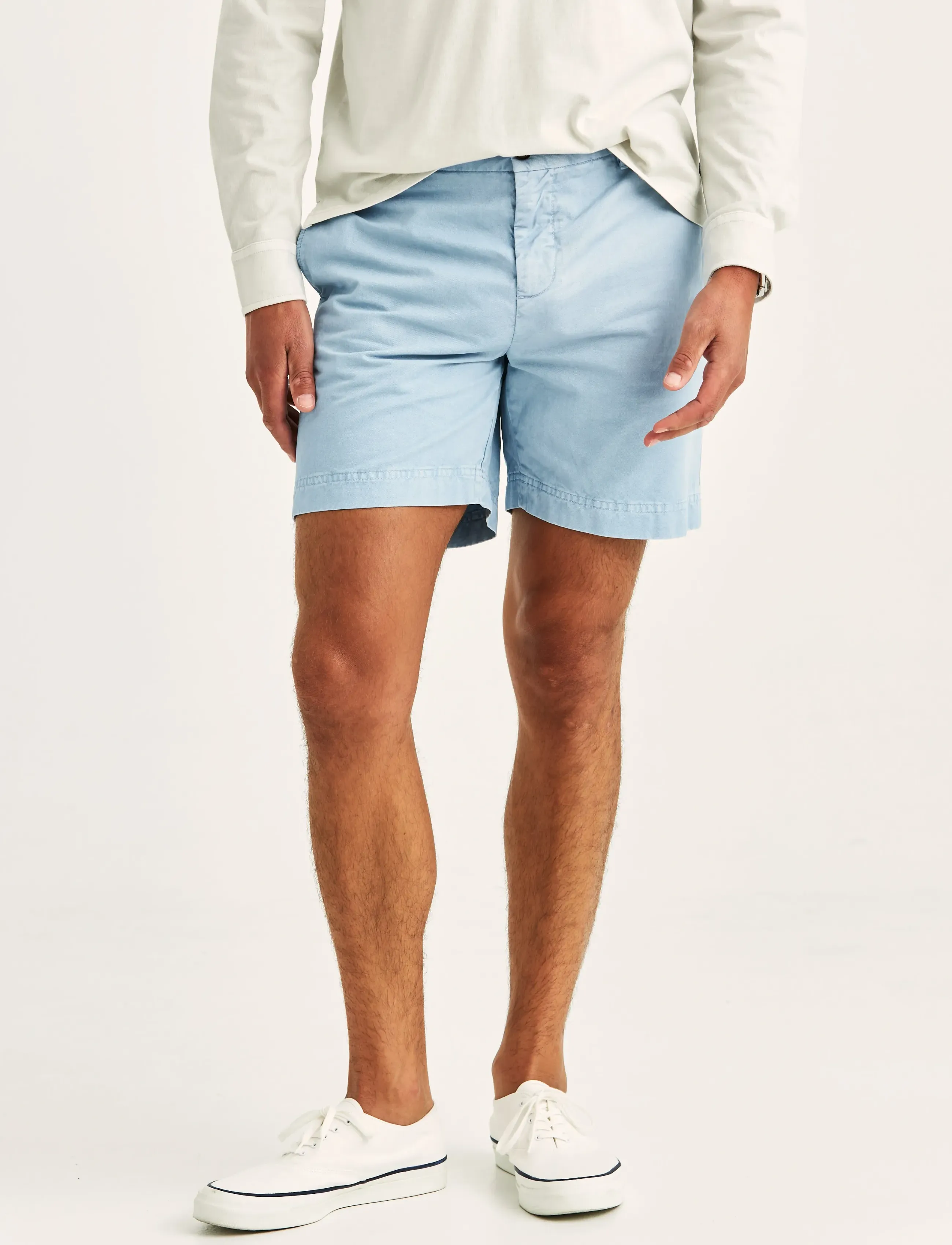 Morris Original Chino Shorts, 28, Blau - Chinos Männerswear