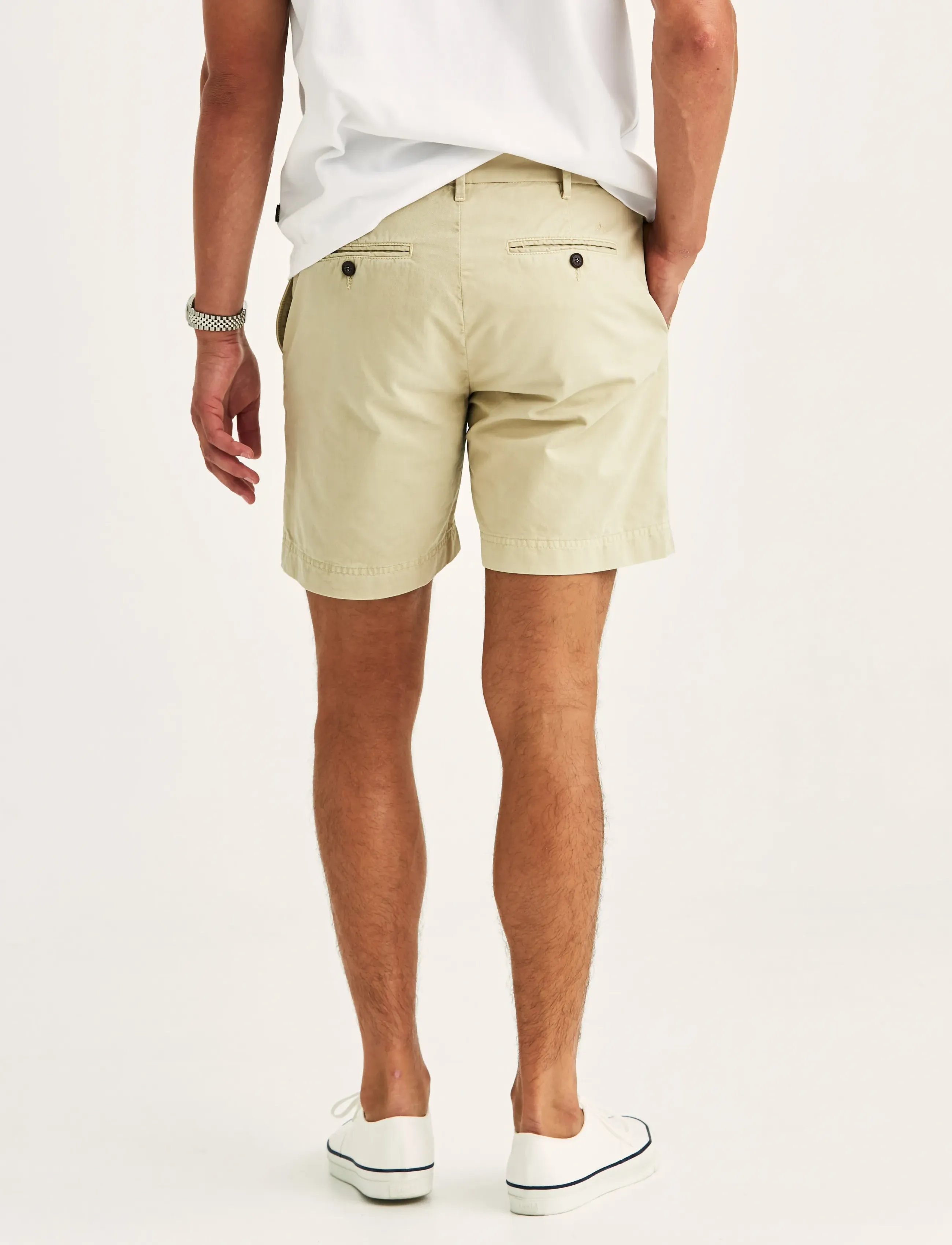 Morris - Morris Original Chino Shorts - chinos shorts - khaki - 4