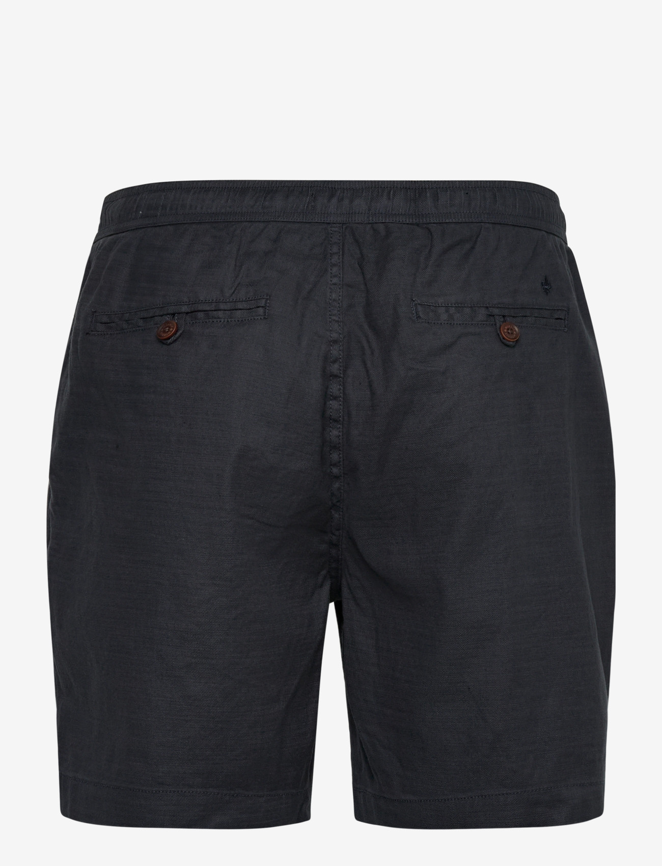 Morris - Fenix Linen Shorts - hørshorts - blue - 2