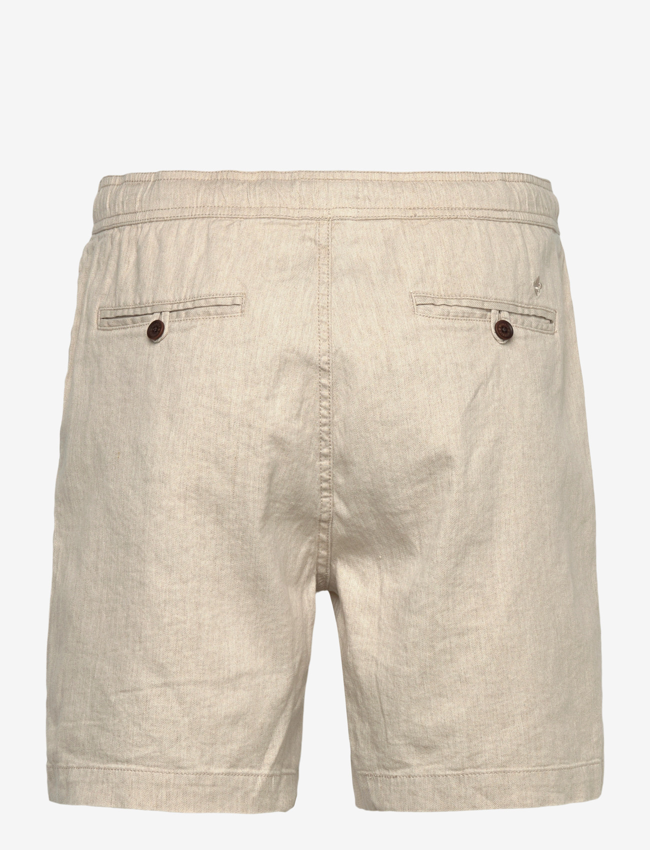 Morris - Fenix Linen Shorts - leinen-shorts - creme - 1