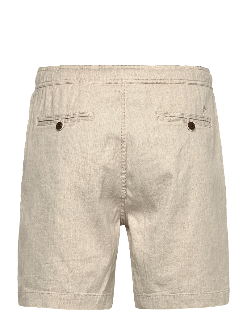 Morris - Fenix Linen Shorts - leinen-shorts - creme - 1