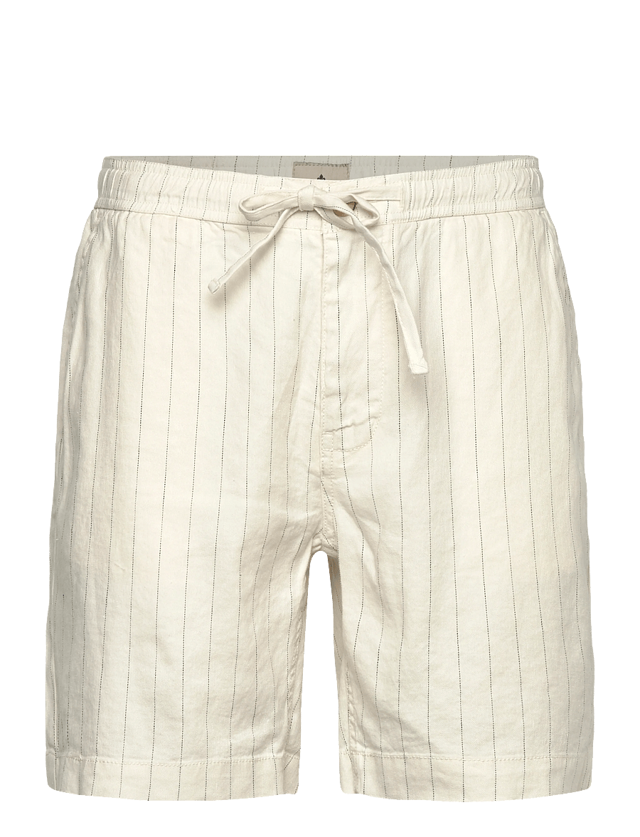 Morris - Fenix Linen Shorts - linneshorts - off white - 0