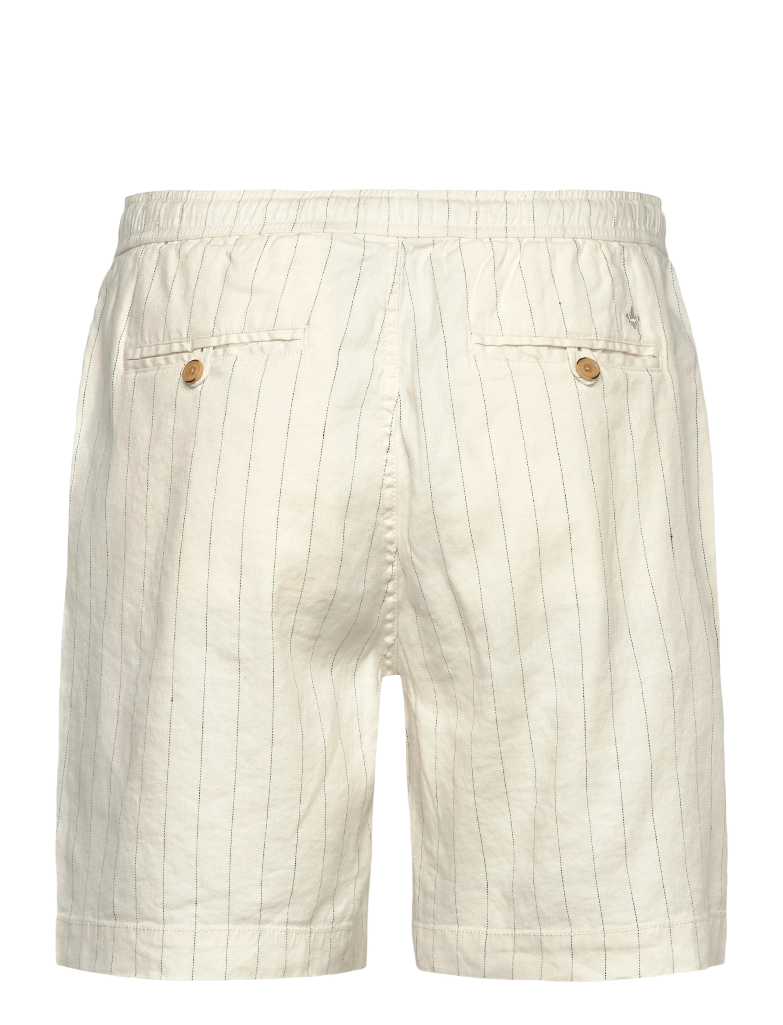 Morris - Fenix Linen Shorts - linneshorts - off white - 1