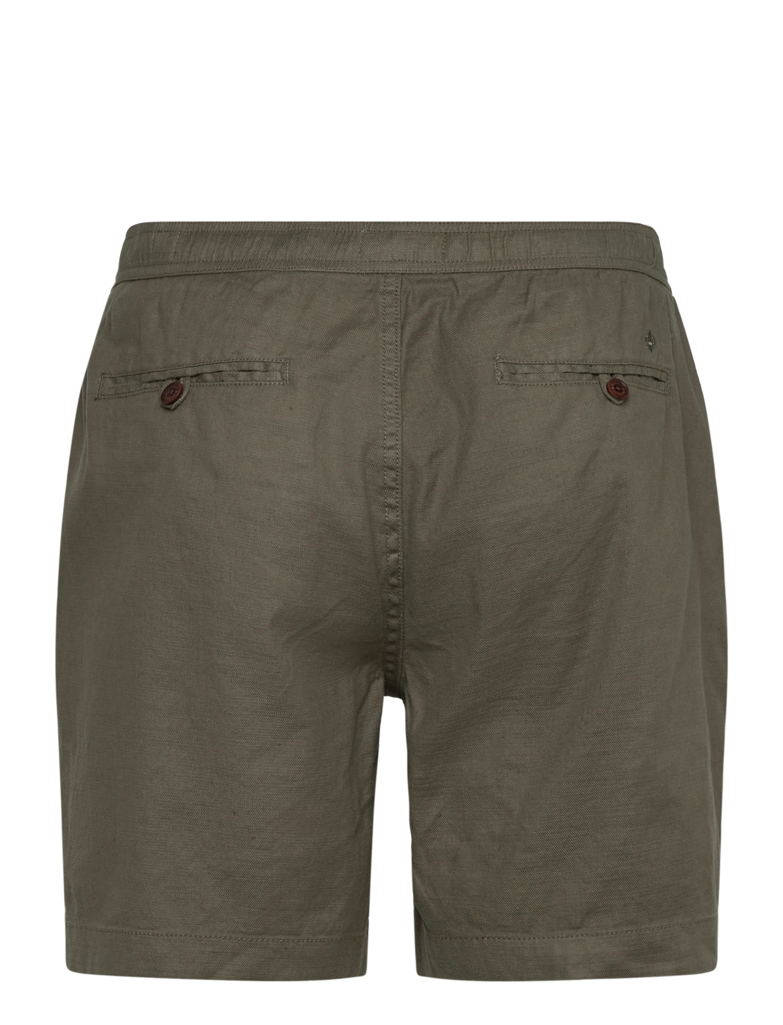 Morris - Fenix Linen Shorts - linen shorts - olive - 2